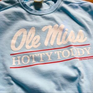 powder blue ole miss sweatshirt